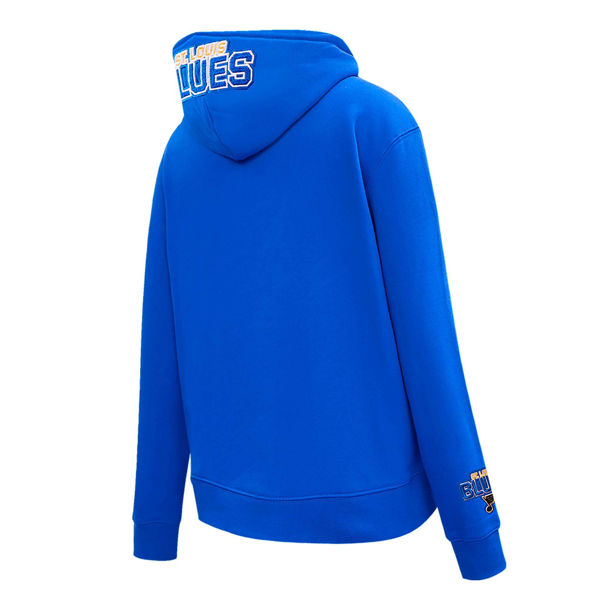 Women's Pro Standard Blue St. Louis Blues Classic Chenille Pullover Hoodie - Image 5
