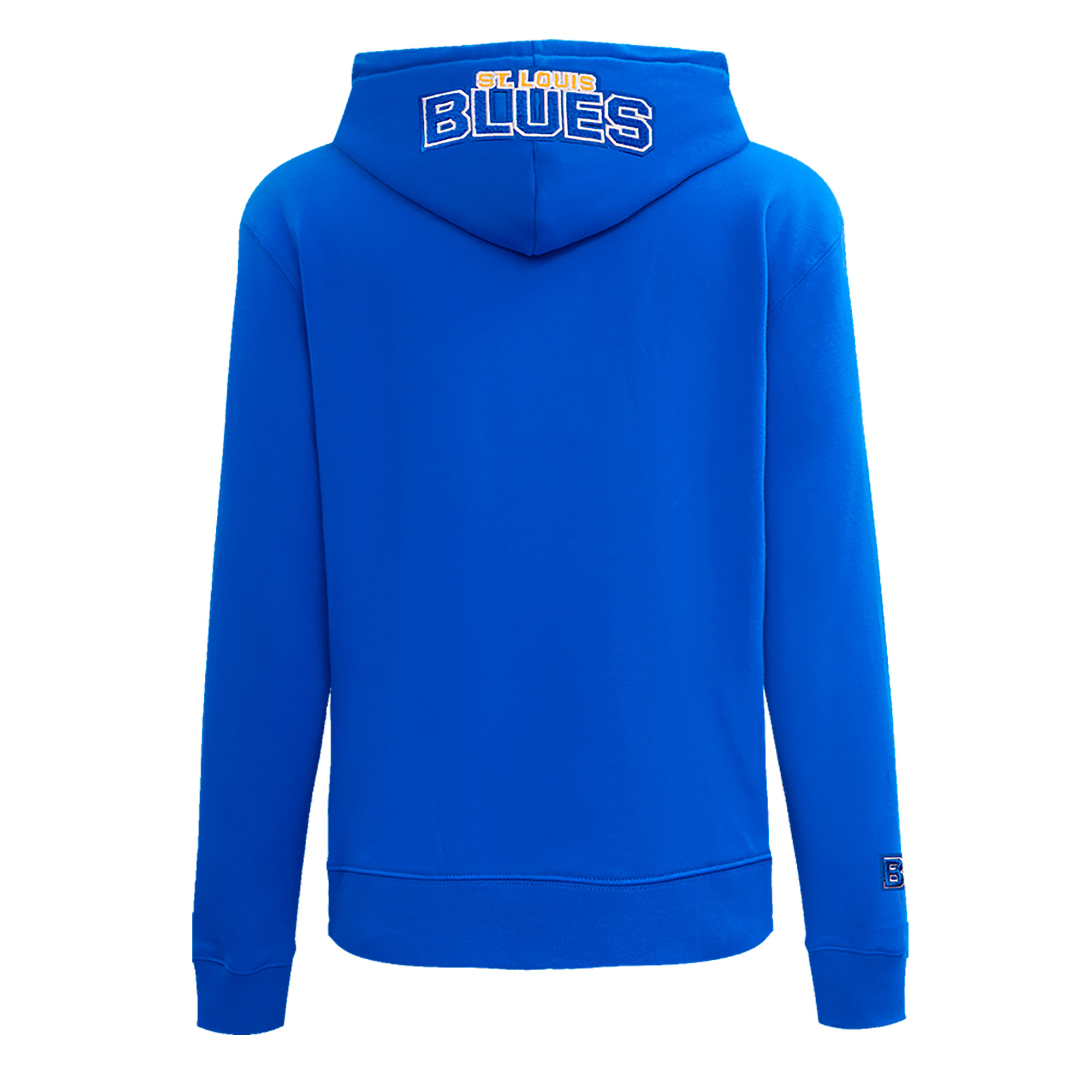 Women's Pro Standard Blue St. Louis Blues Classic Chenille Pullover Hoodie - Image 11