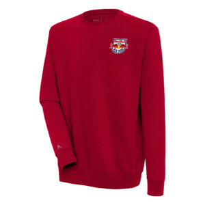 Men's Antigua Red New York Red Bulls Victory Pullover Sweatshirt