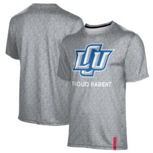 Men's ProSphere  Gray Lubbock Christian Chaparral Proud Parent Short Sleeve T-Shirt