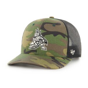 Men's '47 Camo/Black Arizona Coyotes Trucker Adjustable Hat