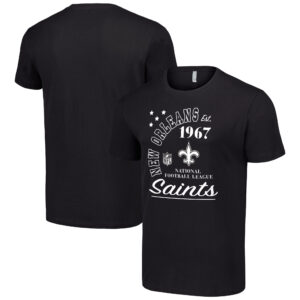 Men's Starter  Black New Orleans Saints City Arch Team T-Shirt