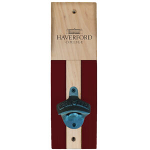 Maroon Haverford College 3.5" x 11.5" Wall Mounted Bottle Opener