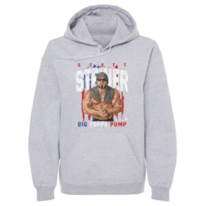 Men's 500 Level  Gray Scott Steiner Big Poppa Pump Pullover Hoodie
