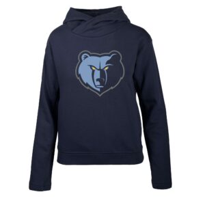Women's Levelwear Navy Memphis Grizzlies Evian Core Pullover Hoodie