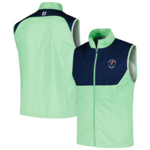 Men's 2024 U.S. Open FootJoy Green Full-Zip Vest