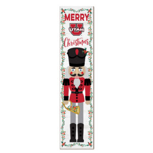 Utah Utes 11" x 46" Nutcracker Holiday Leaner Sign