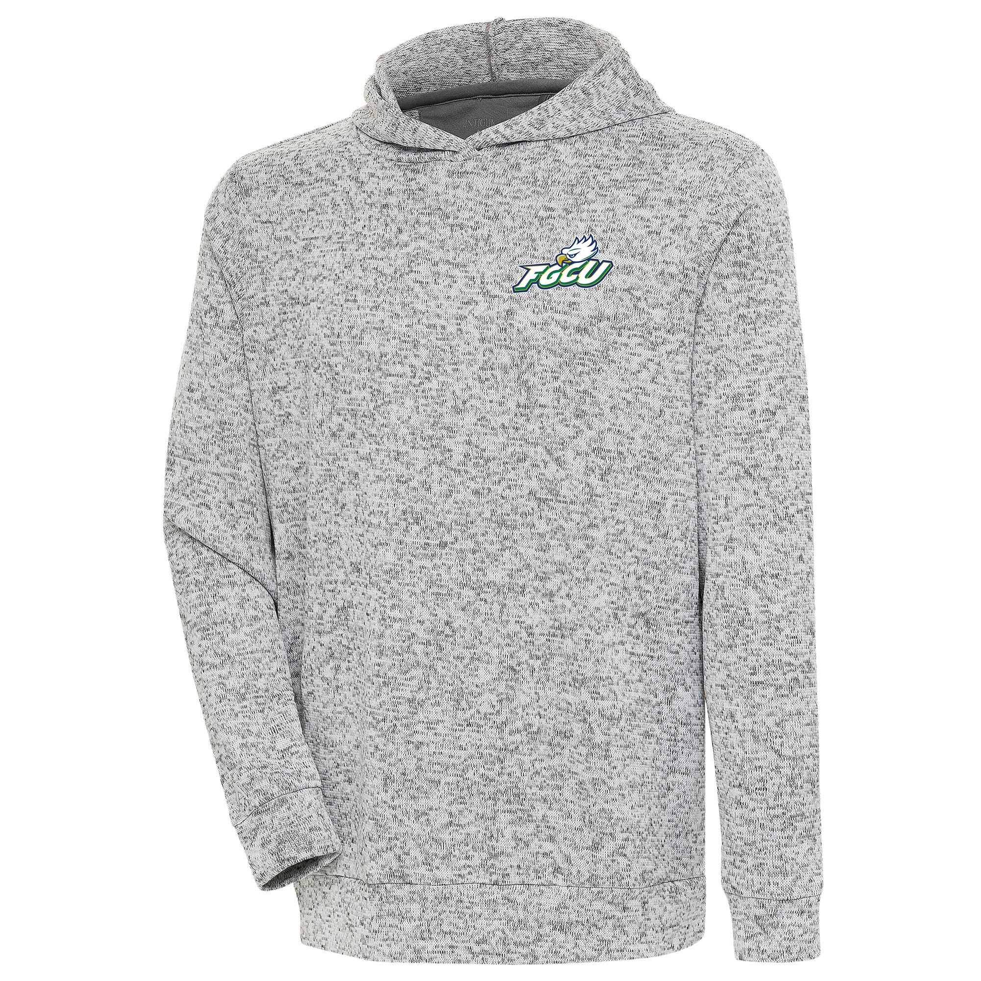 Men's Antigua Heather Gray Florida Gulf Coast Eagles Absolute Pullover Hoodie