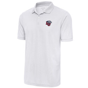 Men's Antigua  White Liberty Flames Legacy Pique Polo