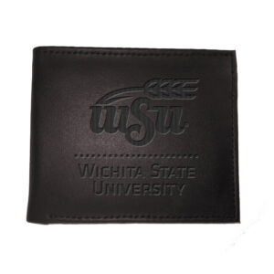 Black Wichita State Shockers Hybrid Bi-Fold Wallet