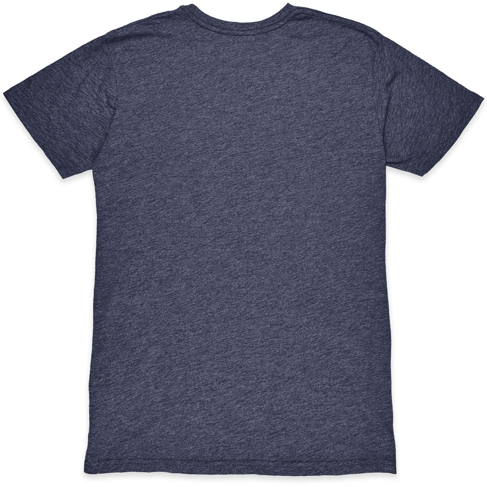 Men's 1863FC Heather Navy Manchester City Retro Flourish Twisted Tri-Blend Slub T-Shirt - Image 7