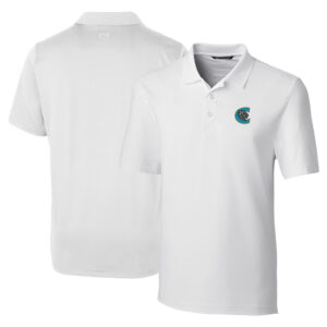 Men's Cutter & Buck  White Charlotte Knights DryTec Forge Stretch Polo