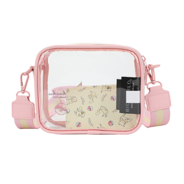 Pikachu Pokemon  Number 025 Clear Crossbody & Wallet Stadium Bag - Image 9
