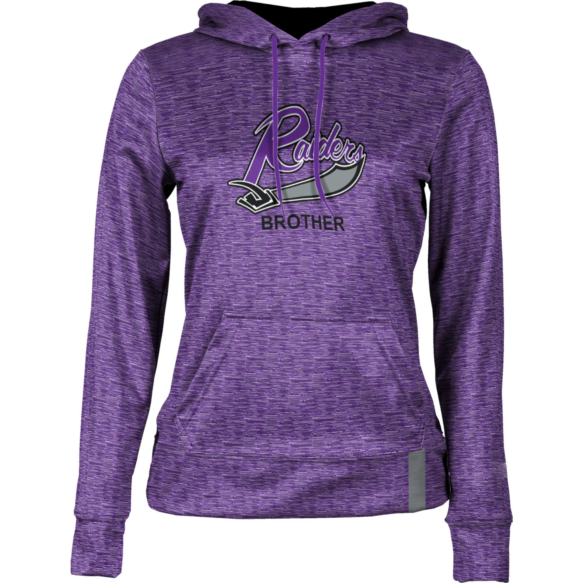 Women's ProSphere Purple Mount Union Purple Raiders Brother Pullover Hoodie - Image 3