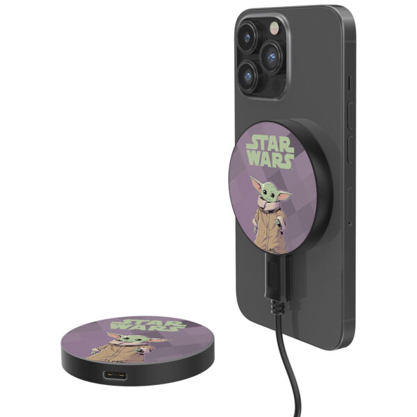 Keyscaper Grogu The Mandalorian Color Block Wireless Magnetic Charger
