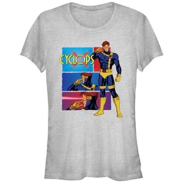 Women's Mad Engine Cyclops Heather Gray X-Men Pose '97 Graphic T-Shirt