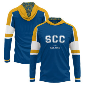 Men's ProSphere  Blue Somerset Community College Long Sleeve Hoodie T-Shirt