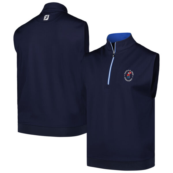 Men's FootJoy Navy 2024 U.S. Open ProDry Half-Zip Vest