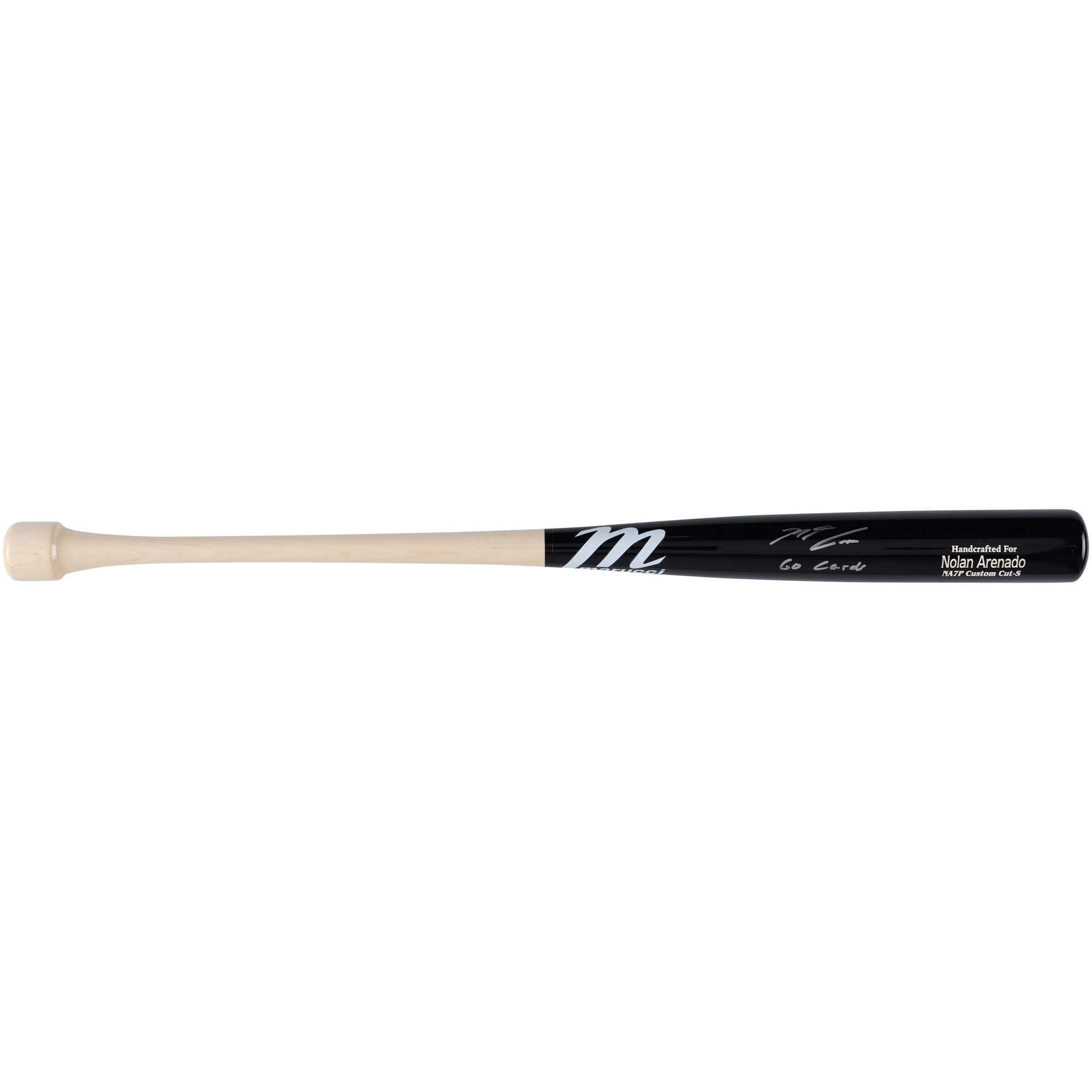 Nolan Arenado St. Louis Cardinals Autographed Marucci Game Model Bat with "Go Cards" Inscription - Image 6