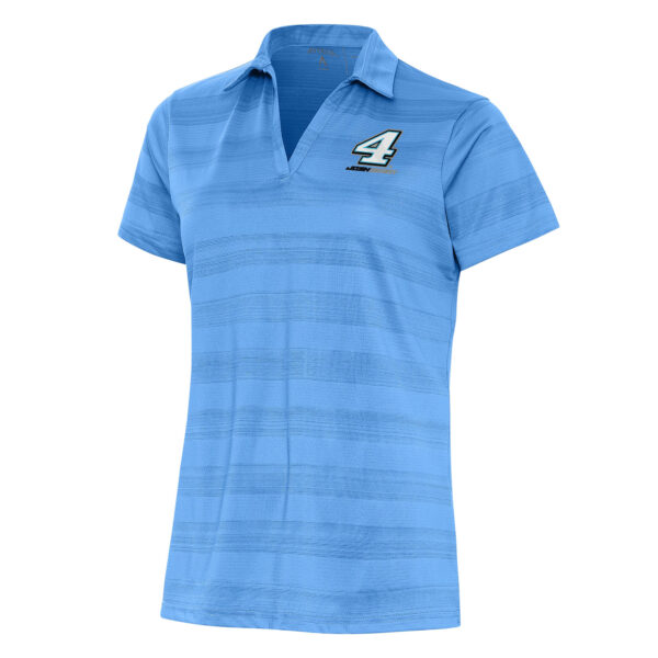 Women's Antigua Powder Blue Josh Berry Compass Polo