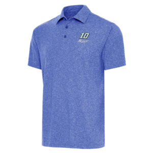 Men's Antigua Heather Royal Noah Gragson Par 3 Polo