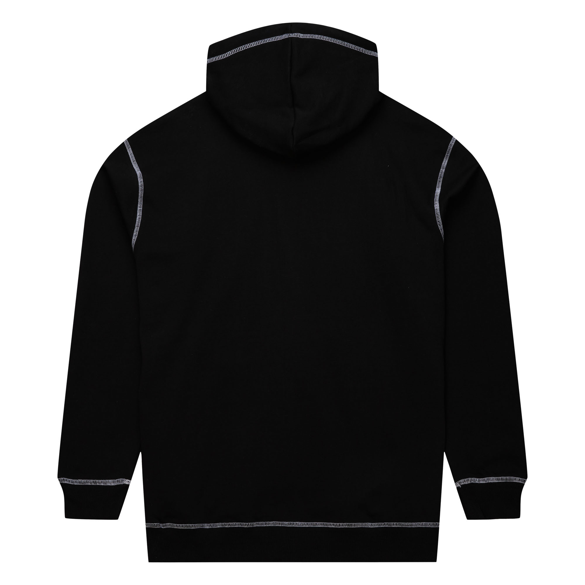 Men's Mitchell & Ness Black Los Angeles Lakers Hardwood Classics Contrast 2K Fleece Full-Zip Hoodie - Image 4