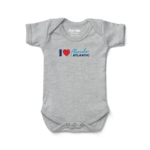 Infant Chad & Jake Heather Gray Florida Atlantic Owls I Heart Bodysuit