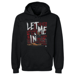 Men's 500 Level Black Bray Wyatt Let Me In Repeat Pullover Hoodie