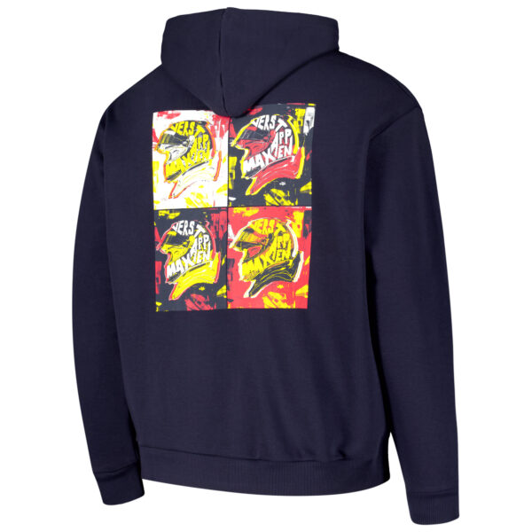 Unisex Max Verstappen Navy Red Bull Racing Pop Art Oversized Pullover Hoodie - Image 7