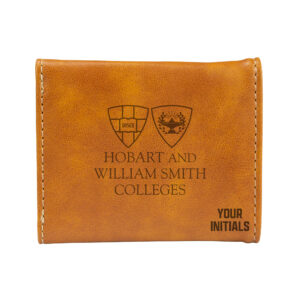 Brown Hobart & William Smith Colleges Personalized Trifold Wallet
