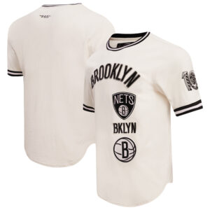 Men's Pro Standard Cream Brooklyn Nets Retro Classic T-Shirt