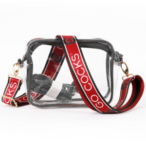 Women's South Carolina Gamecocks Bridget Clear Purse with Logo Strap