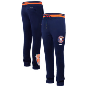 Men's Pro Standard Navy Houston Astros Script Tail Sweatpants