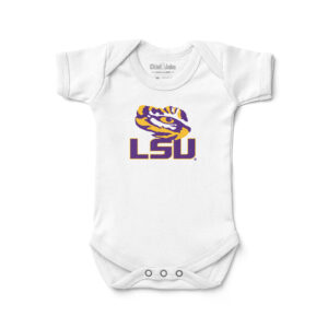 Newborn & Infant Chad & Jake White LSU Tigers Bodysuit