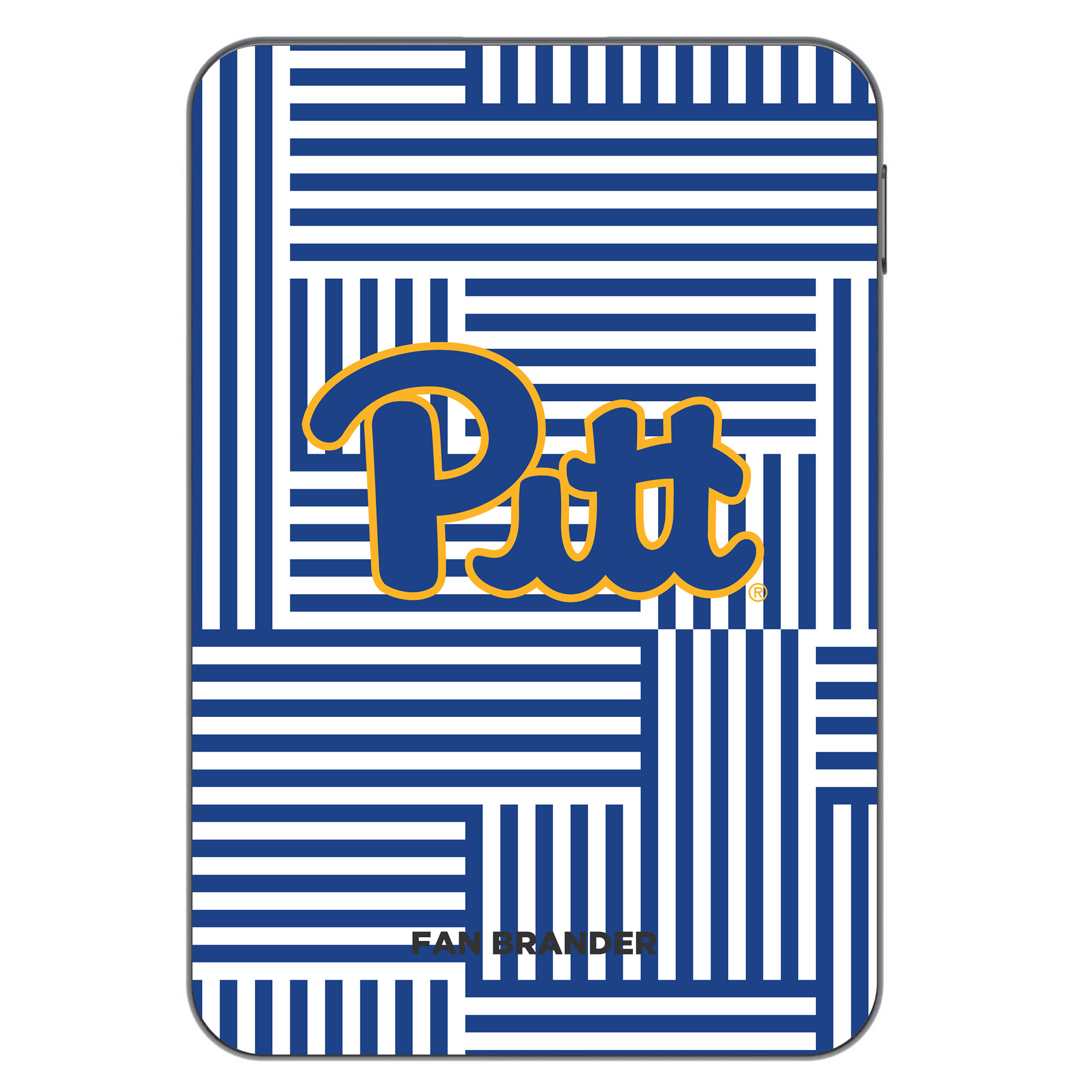 OtterBox Pitt Panthers 5,000 mAh Geometric Lines Mobile Charging Kit