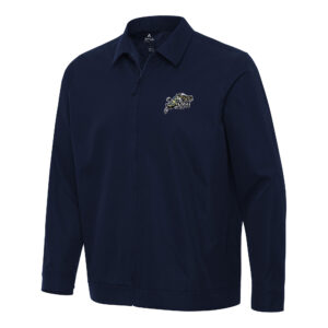 Men's Antigua  Navy Navy Midshipmen Pivot Full-Zip Jacket