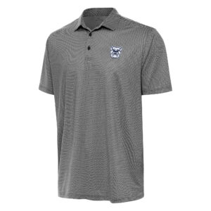 Men's Antigua Black/White Butler Bulldogs Rings Polo
