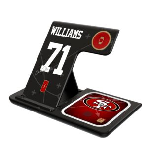 Keyscaper Trent Williams San Francisco 49ers Ready 3-in-1 Charging Station