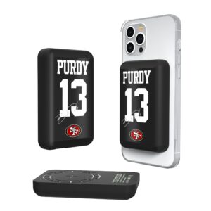Keyscaper Brock Purdy San Francisco 49ers 5000mAh Wireless Magnetic Power Bank