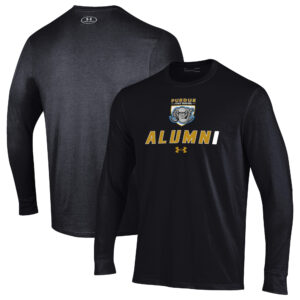 Men's Under Armour  Black Purdue Fort Wayne Mastodons Alumni Performance Long Sleeve T-Shirt
