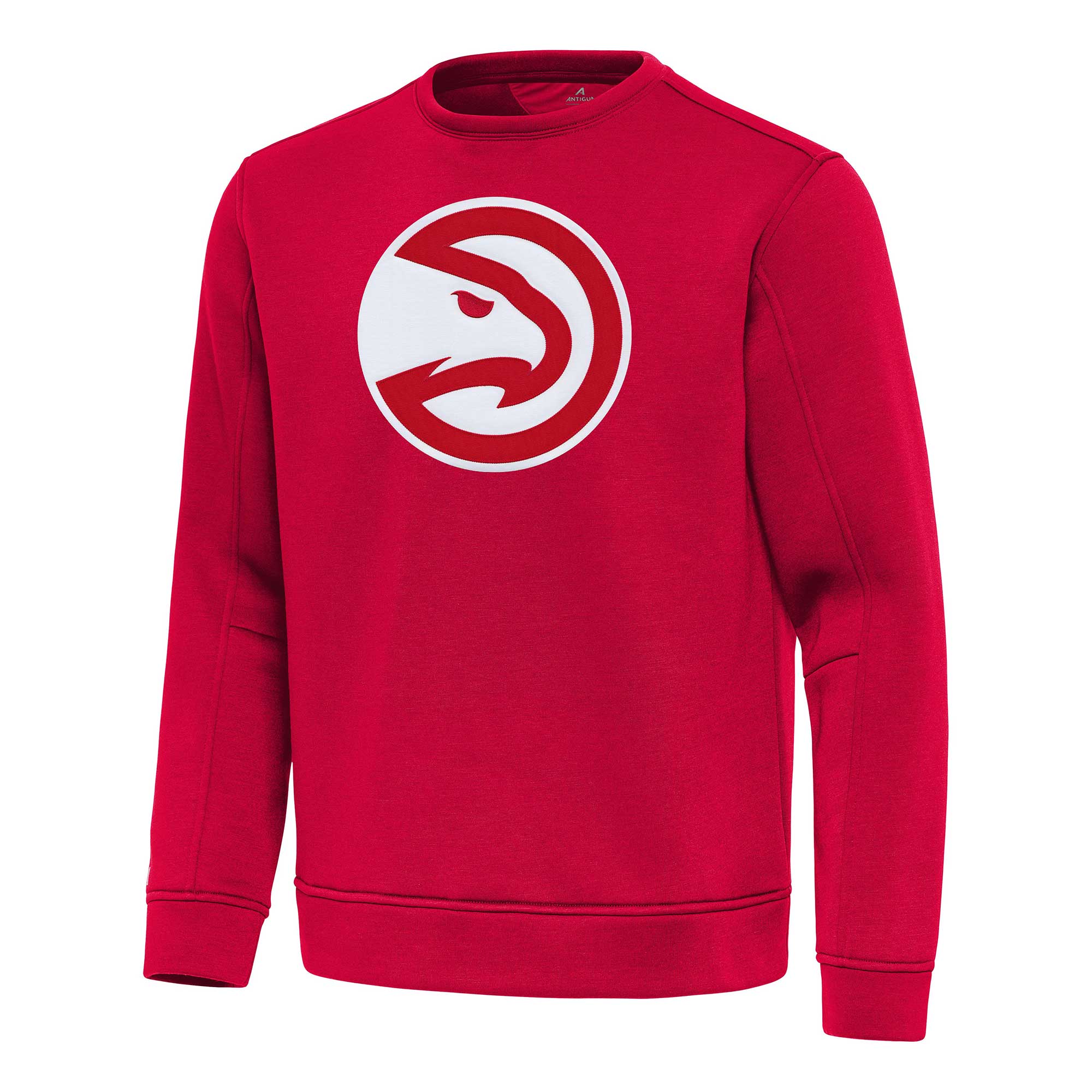 Men's Antigua Red Atlanta Hawks Relevant Pullover Sweatshirt