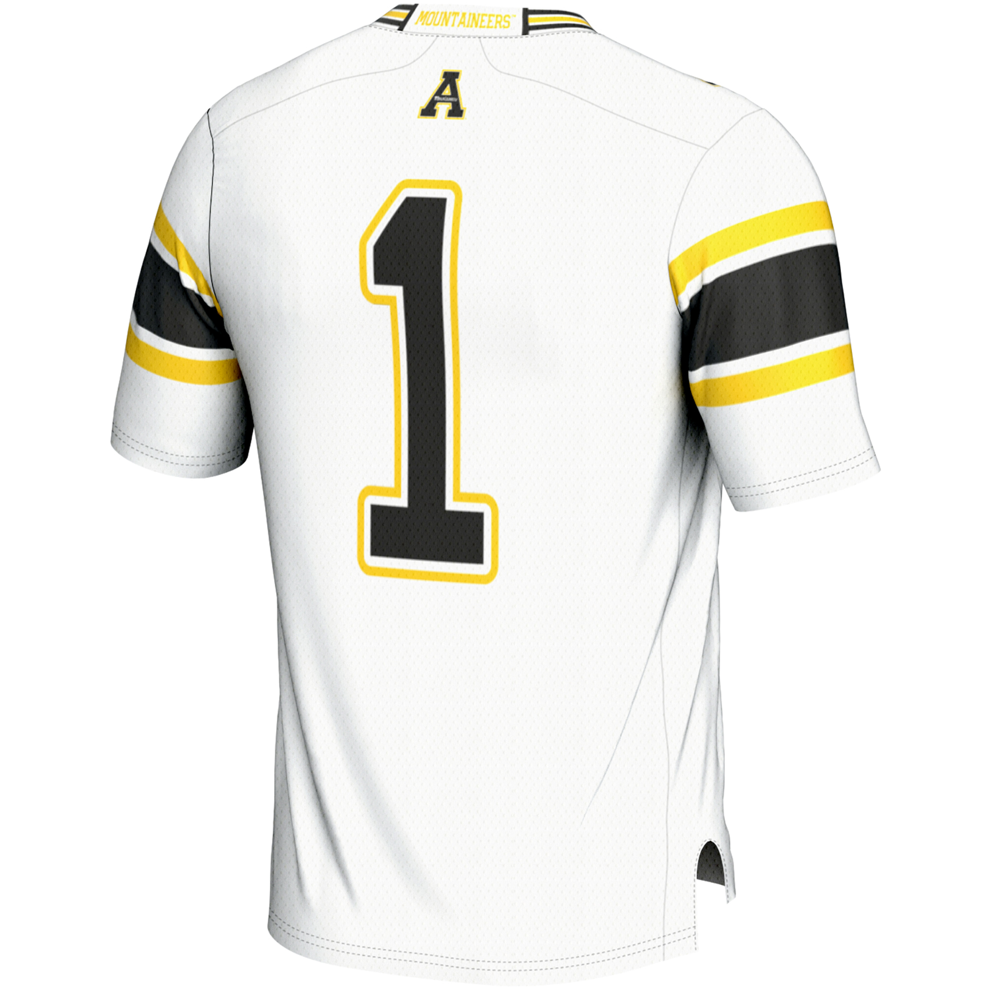 Youth GameDay Greats #1 White Appalachian State Mountaineers Endzone Football Jersey - Image 4