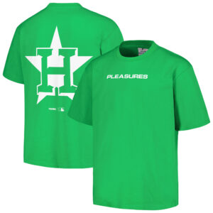 Men's PLEASURES  Green Houston Astros Ballpark T-Shirt