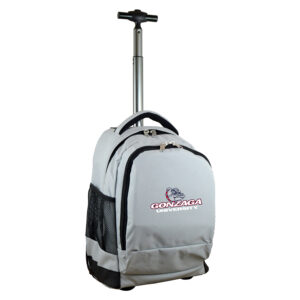Gray Gonzaga Bulldogs 19'' Premium Wheeled Backpack