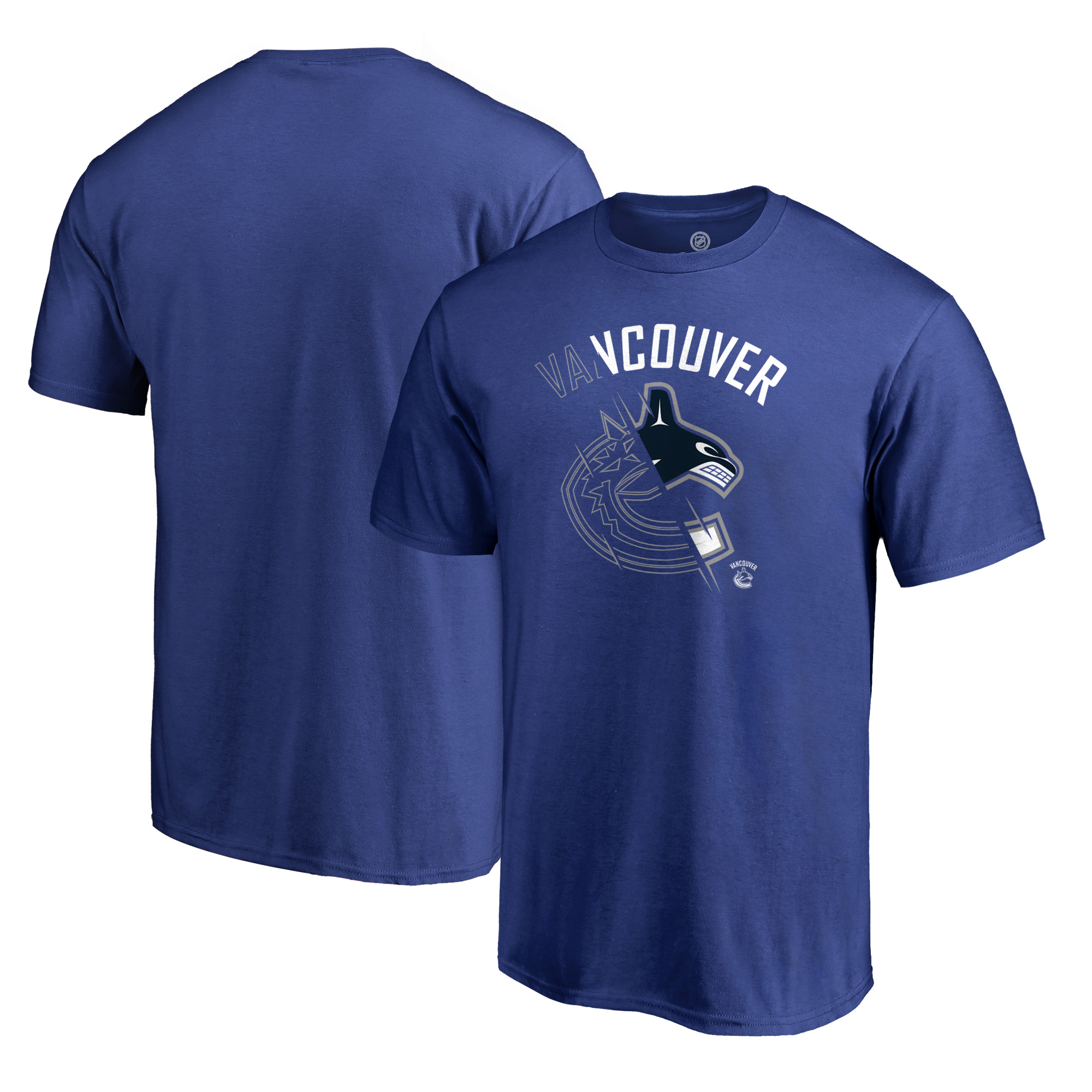 Men's Royal Vancouver Canucks X-Ray T-Shirt - Image 2