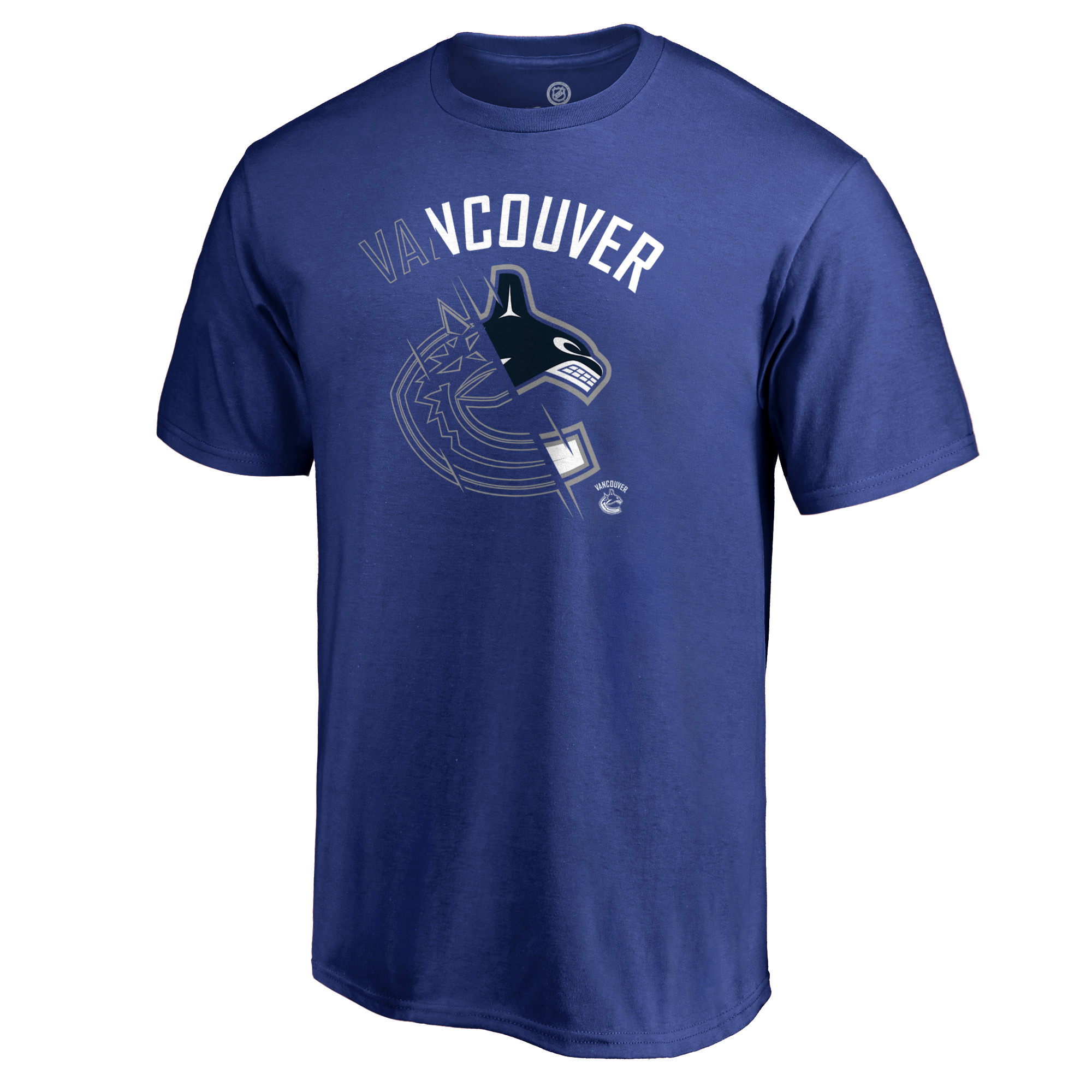 Men's Royal Vancouver Canucks X-Ray T-Shirt - Image 6