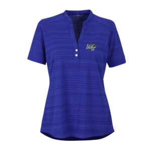 Women's Royal MTSU Blue Raiders Strata Textured Henley Shirt
