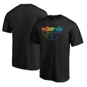 Men's Black Washington Wizards Team Pride Wordmark T-Shirt