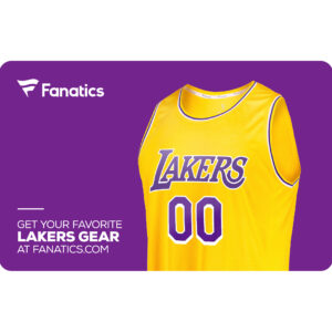 Los Angeles Lakers Fanatics eGift Card ($10 - $500)