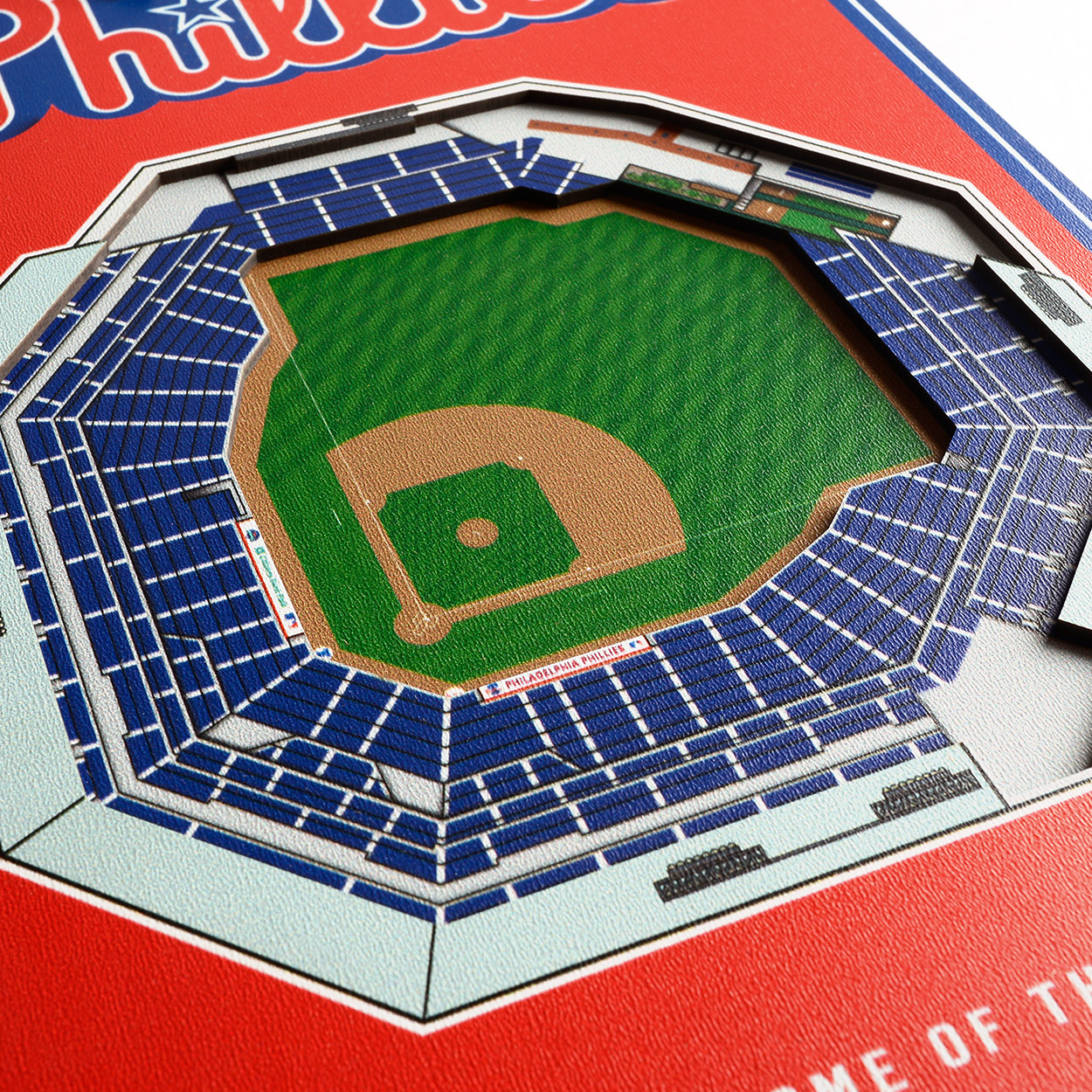 Philadelphia Phillies 8'' x 32'' 3D StadiumView Banner - Image 6